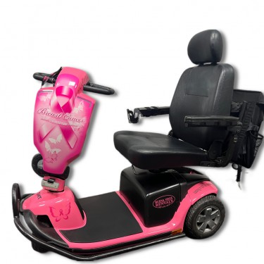 Breast Cancer Awareness Scooter - Capacity 400 lbs
